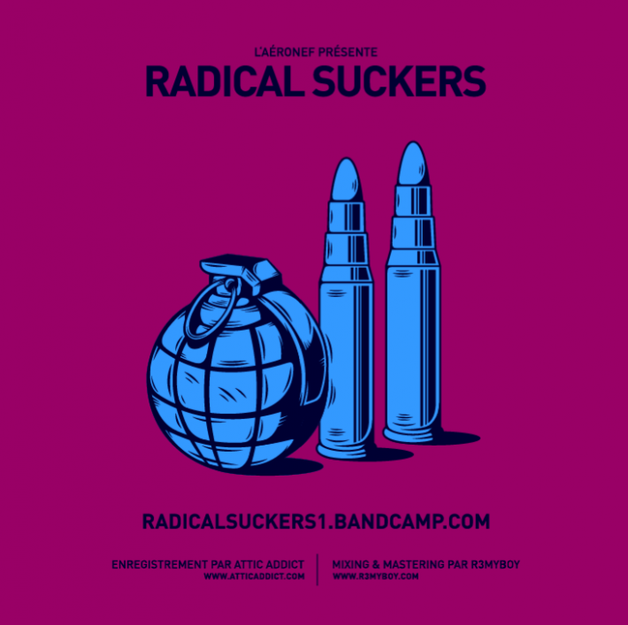 Radical Suckers et Le Duc Factory - Split - Cover